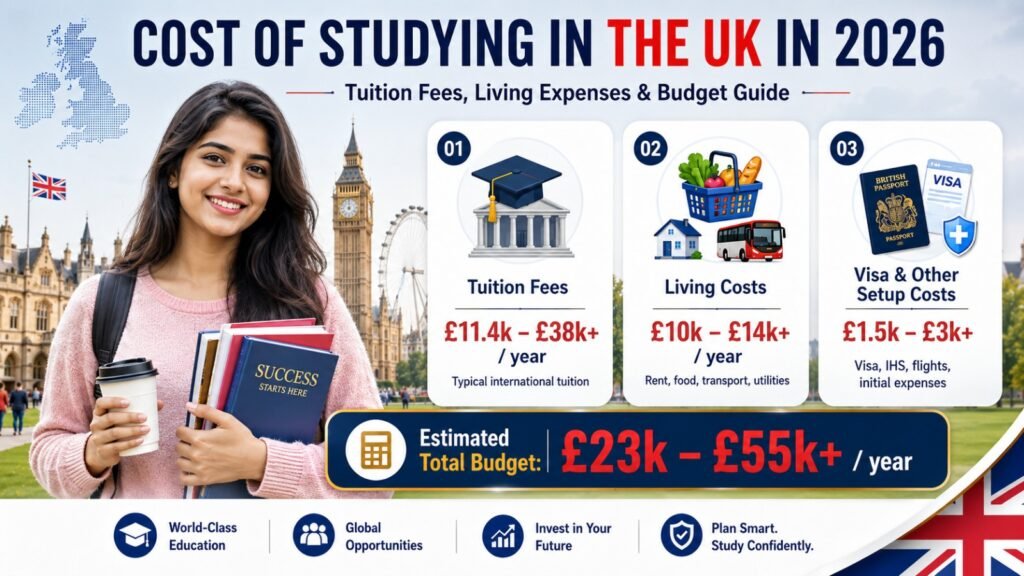 Cost of Studying in the UK